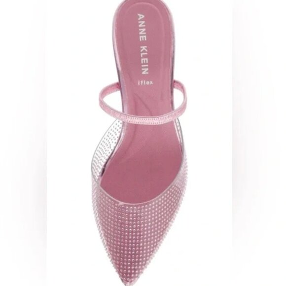 Anne Klein Pink Kitten Heels - Picture 2 of 12